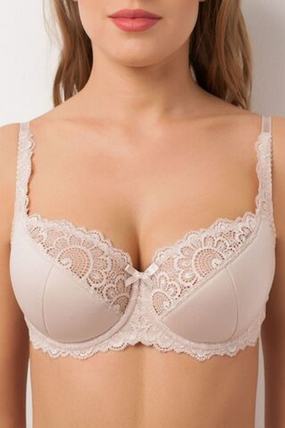 Нежный бюстгальтер Gorgeous с кружевом (Размер: 85F) (Цвет: черный)