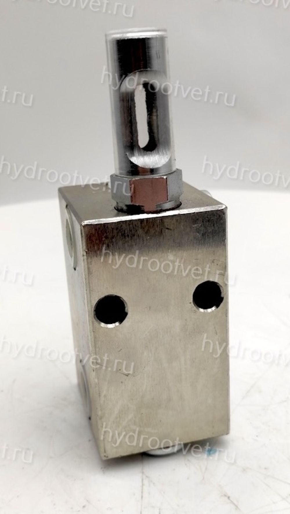 VSL2-KR - Питатель для двухлинейных систем смазки с рабочим давлением 400 бар, количество выходов 2, максимальная доза 5 мл/цикл, с регулятором и индикатором