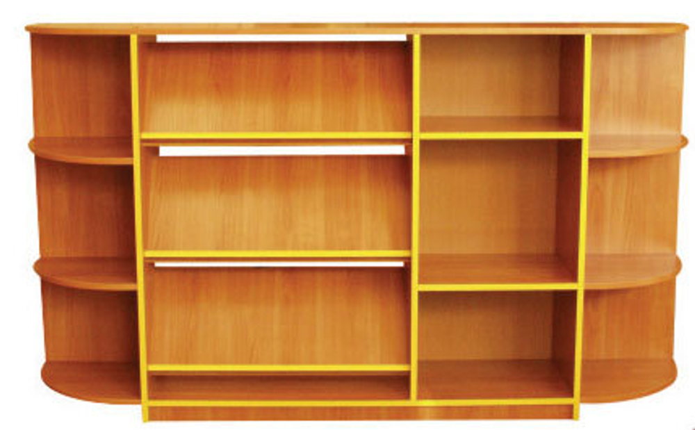 Стеллаж с угловыми сегментами "Мотылек"