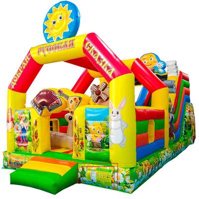 Коммерческий надувной батут «Добрая русская сказка 2», 8*4*5 м