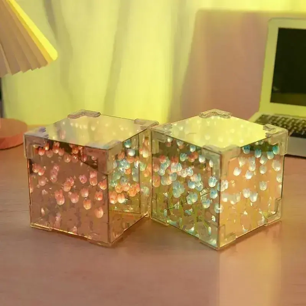 Ночник с тюльпанами,подарок девушке,ночник для девочки diy,30 цветок