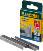 KRAFTOOL скобы тип 53 (A/10/JT21), 8 мм, калибр 23GA. 1000 шт (31670-08)