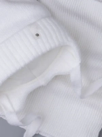 Шапка детская зимняя вязаная и снуд