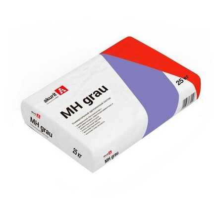 Akurit MH grau - Универсальный агдезионный состав, 25 кг.