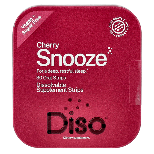 Diso, Snooze, вишня, 30 полосок для полости рта