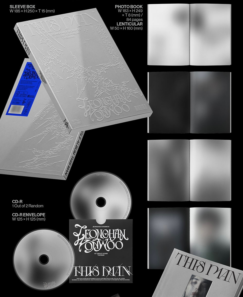 Альбом JEONGHAN X WONWOO(SEVENTEEN) - THIS MAN