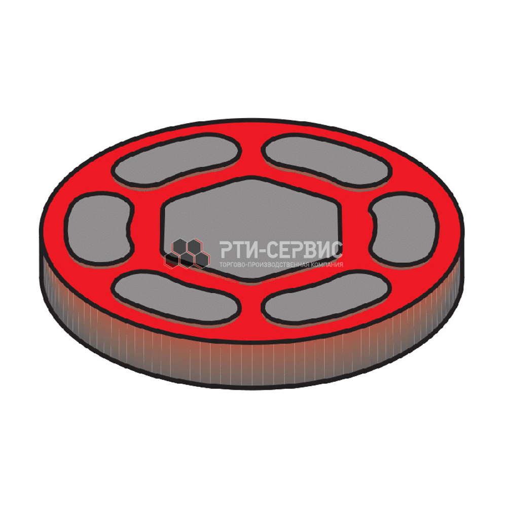 Резиновая накладка (РТИ-СЕРВИС 1045) для подкатного домкрата