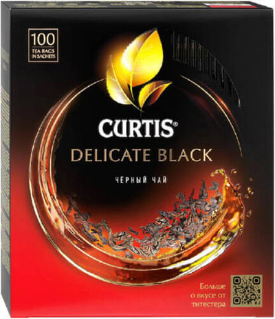 Чай в пакетиках Curtis Delicate Black 100 шт