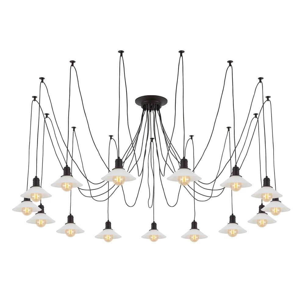 Citilux Эдисон CL451152 Люстра паук Венге