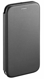 Чехол книжка Samsung A04s с силиконовой вставкой черный Zibelino