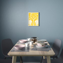 IKEA BILD  (ИКЕА БИЛД)  -  Плакат, Лесные существа 3, 30x40 см