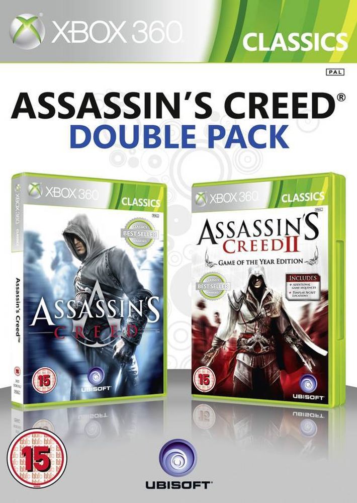 Assasins creed Double Pack 1 + 2 (Xbox 360) Б/У