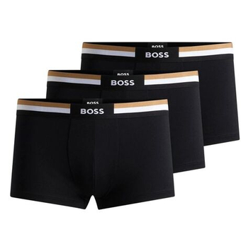 Мужские спортивные боксеры BOSS Motion Trunk 3P - black