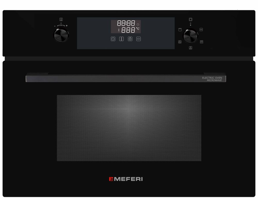Электрический духовой шкаф Meferi MEO607BK MICROWAVE