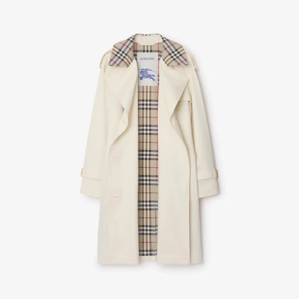Тренч Castleford средней длины с клетчатым воротником и подкладкой Burberry Check