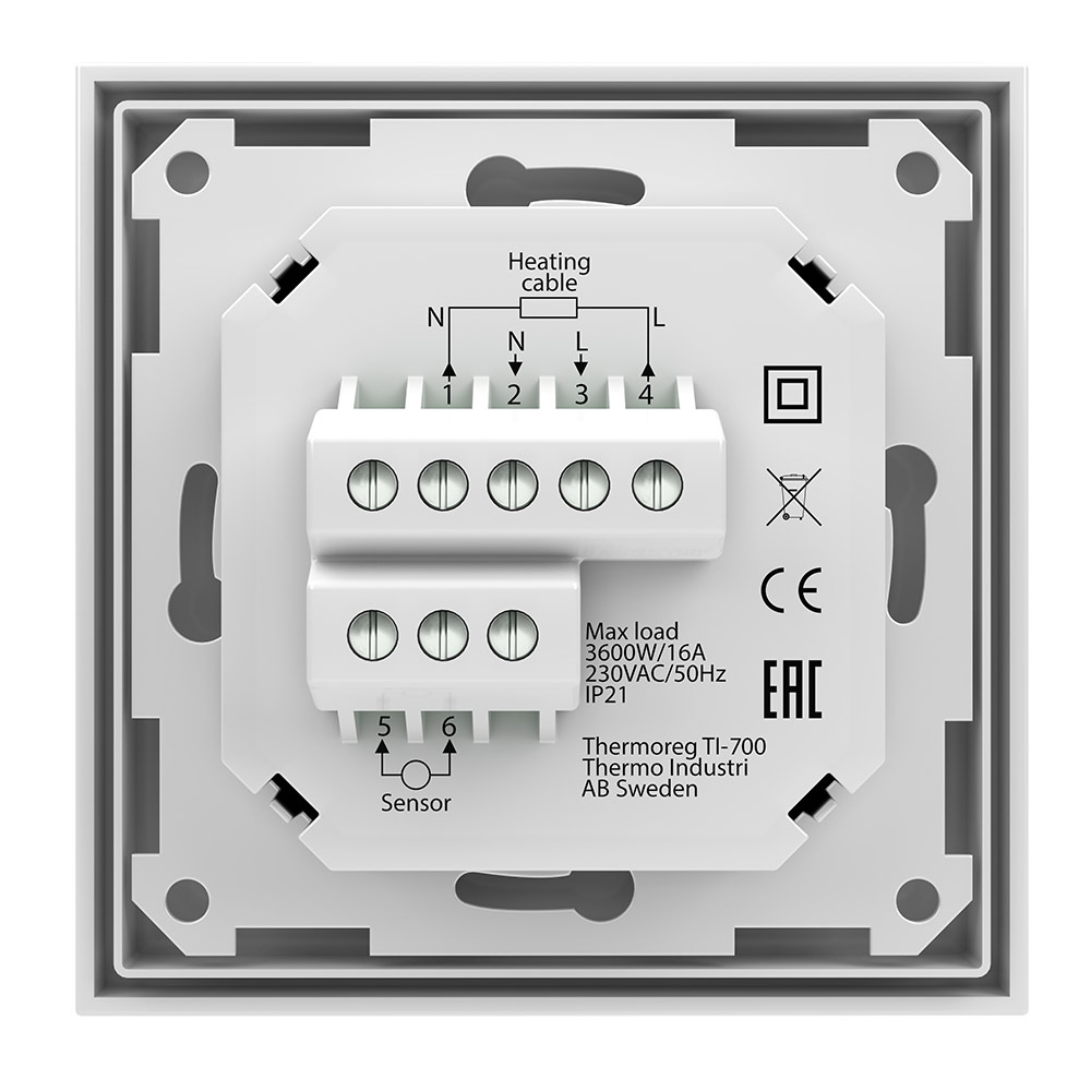 Терморегулятор Thermoreg TI-700 NFC White