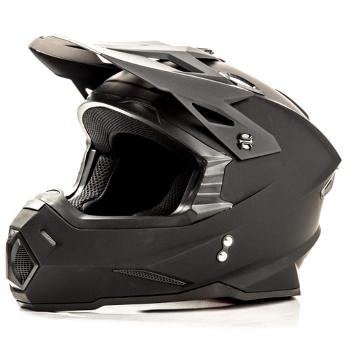 Шлем мото кроссовый HIZER J6801 №3 (L) matt black
