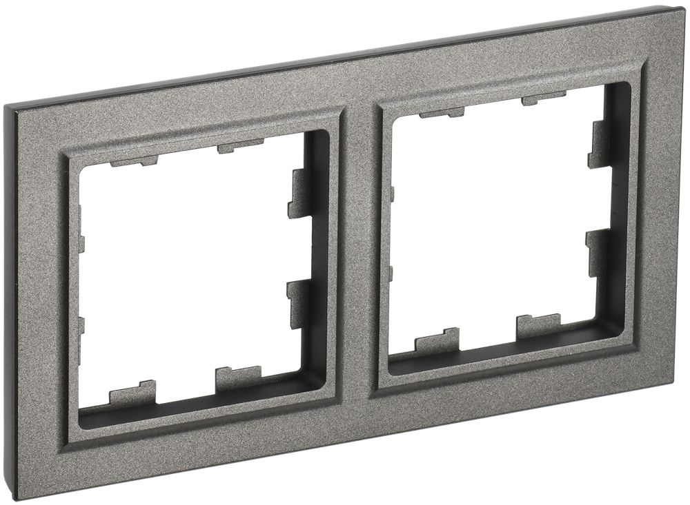 BRITE Рамка 2-местная РУ-2-БрШ шампань IEK