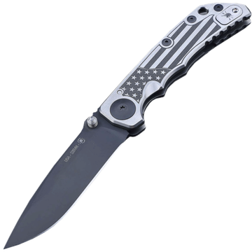 Складной нож Spartan Blades HARSEY FOLDING-FLAG-2018 SB/SF5USFLAG2018BK c клинком из стали CPM-S35VN, рукоять титан