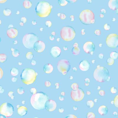 Пузырьки на голубом фоне