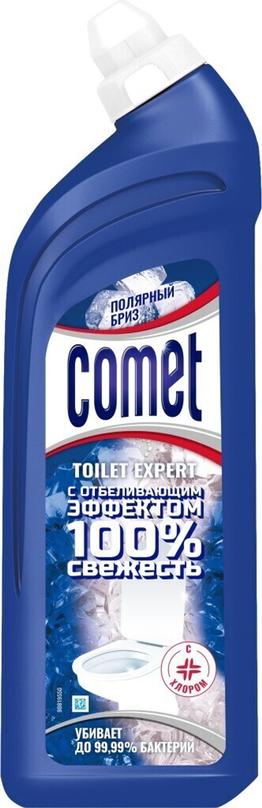 Гель чистящий д/туалета Comet 700мл Полярный Бриз, дезинфицирующий