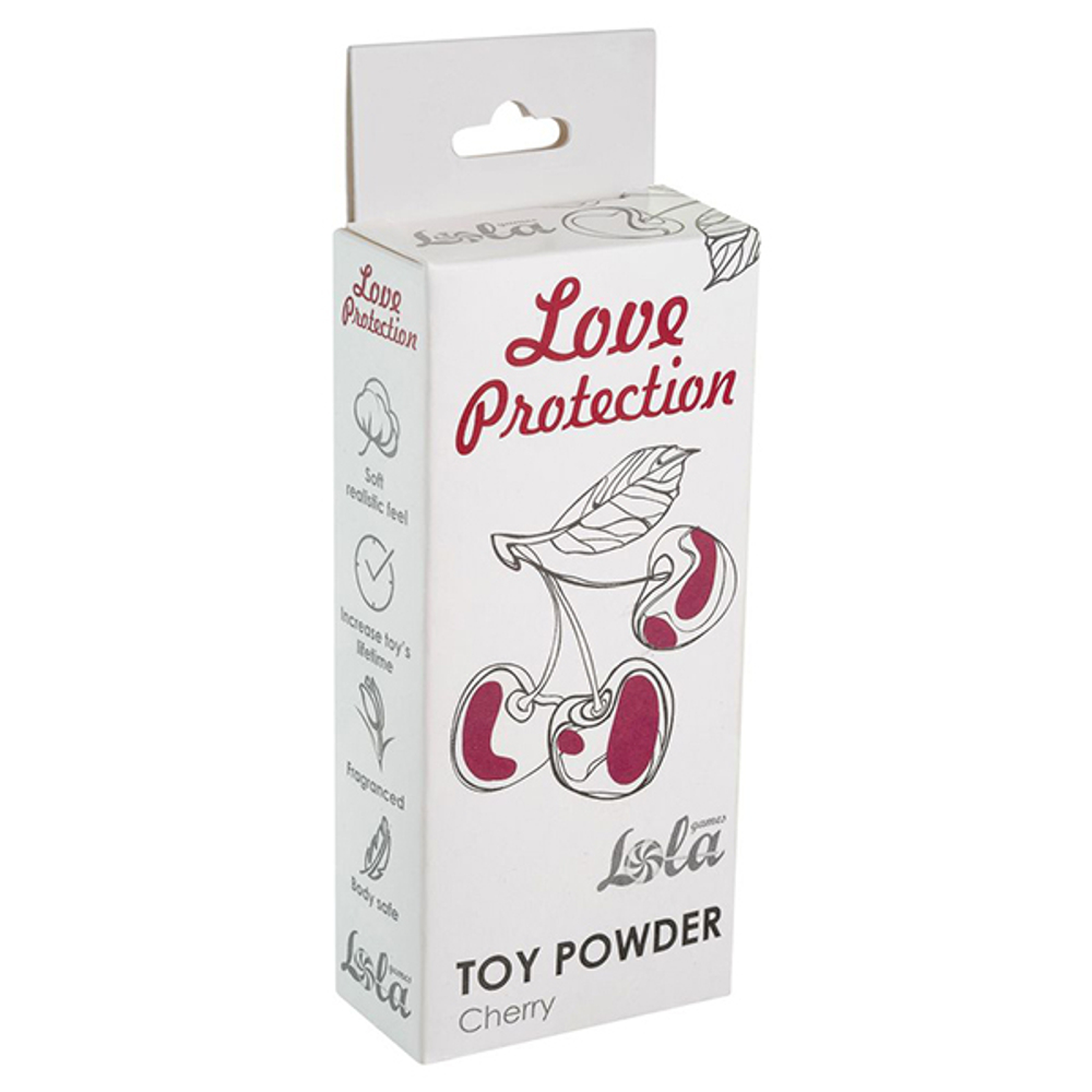 Пудра для игрушек с ароматом Вишни Lola Games Love Protection 15гр