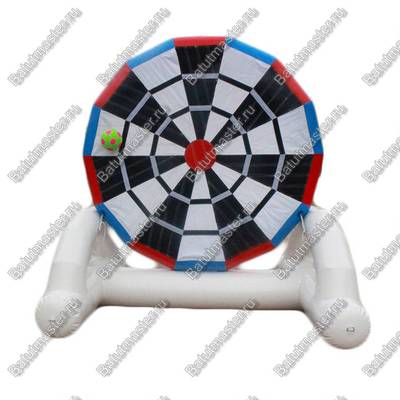 Надувной дартс «День» на подкачке, диаметр 6 м, размер 6×2×5 м