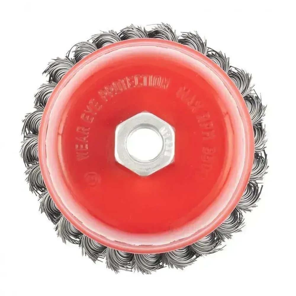 Набор щеток металлических для УШМ 100мм стальные 2шт