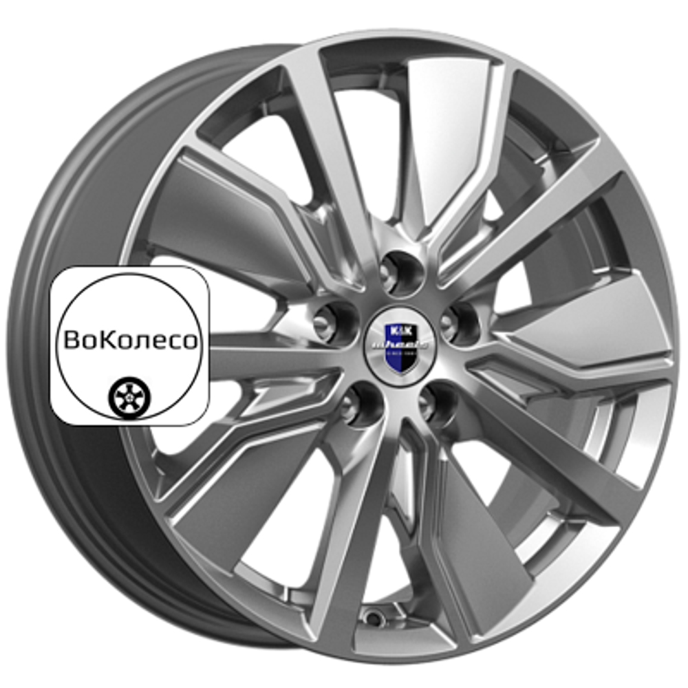 6,5x16/5x112 ET43 D57,1 Гамбит (КС961) Дарк платинум K&K