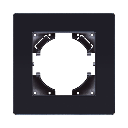 Рамка 1-постовая, черный Kollinger Eleganz Acryl EA1BK