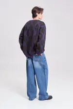 Свитер Idel История фиолетовый