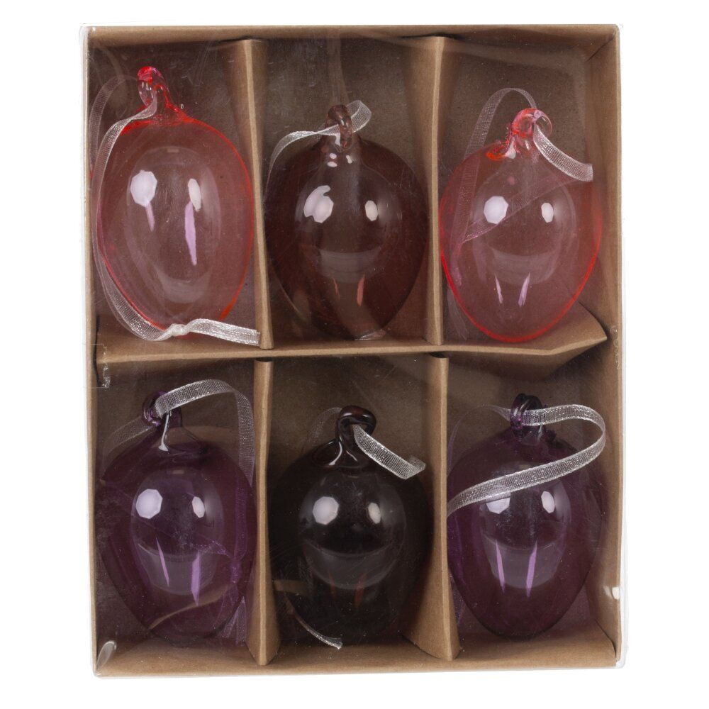 GAEM Набор из 6-ти изделий декоративных подвесных "Яйцо пасхальное" (4*7), L13 W15,5 H4 см