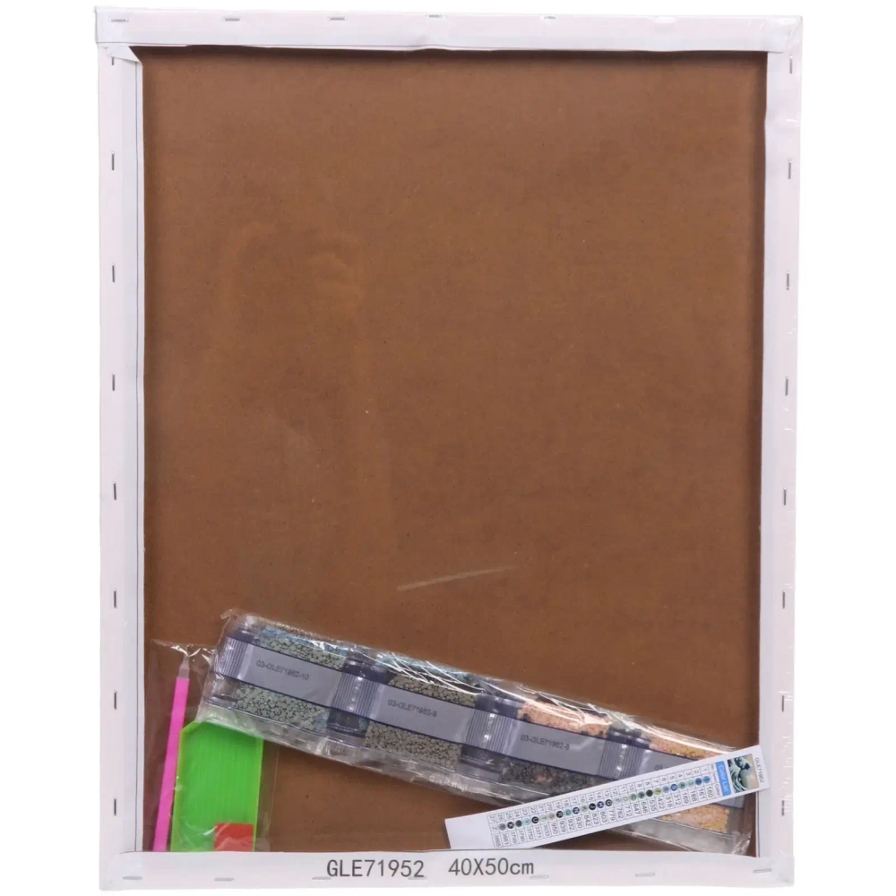 Алмазная мозаика на подрамнике с полным заполнением «МИР ЯРКИХ КРАСОК», репродукция море, 40*50см