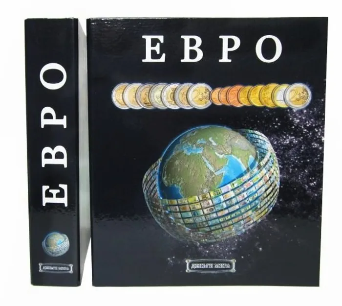 Альбом серии «Деньги Мира» с надписью "Евро" формат Optima