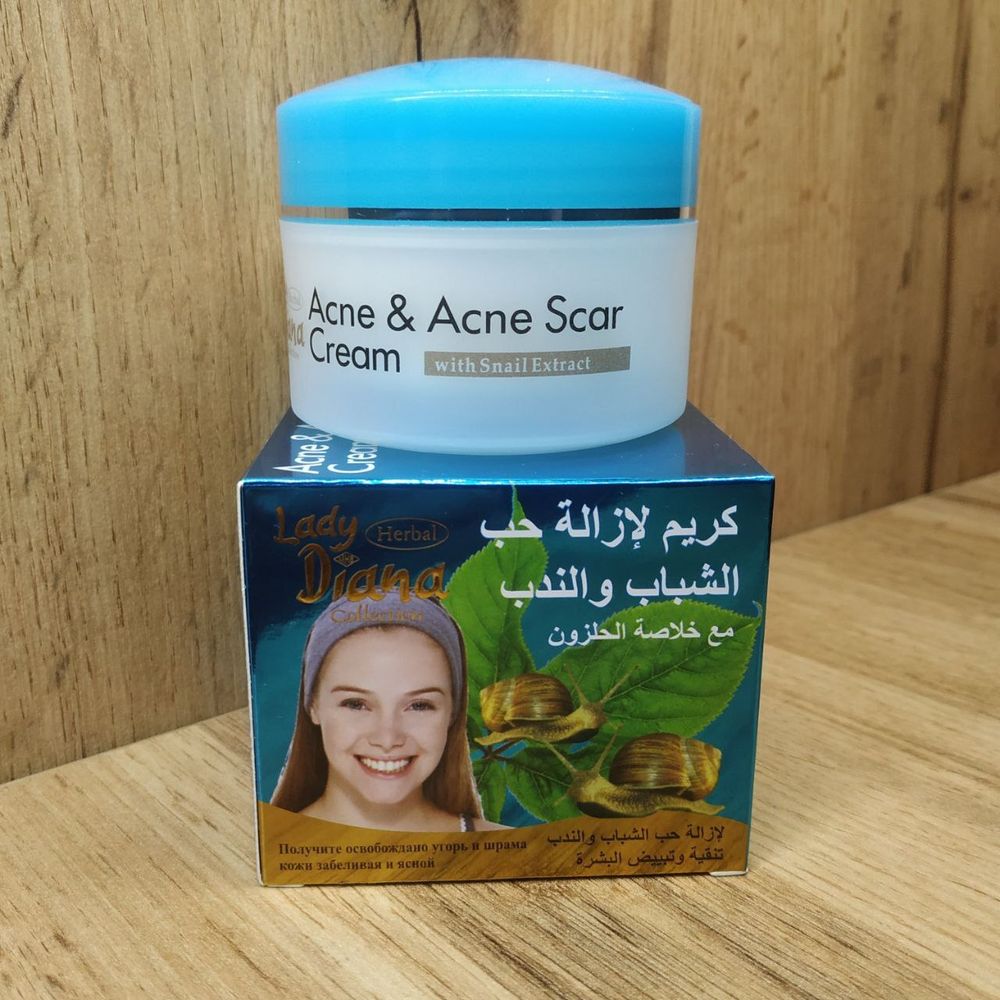 Крем Lady Diana Herbal Acne Scar Cream with Snail Extract 80 г