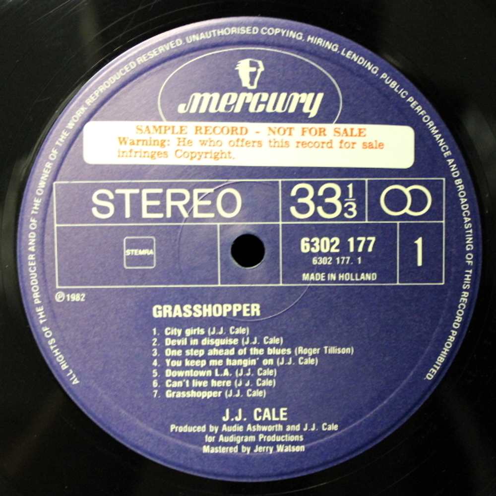 J.J. Cale / Grasshopper (LP)