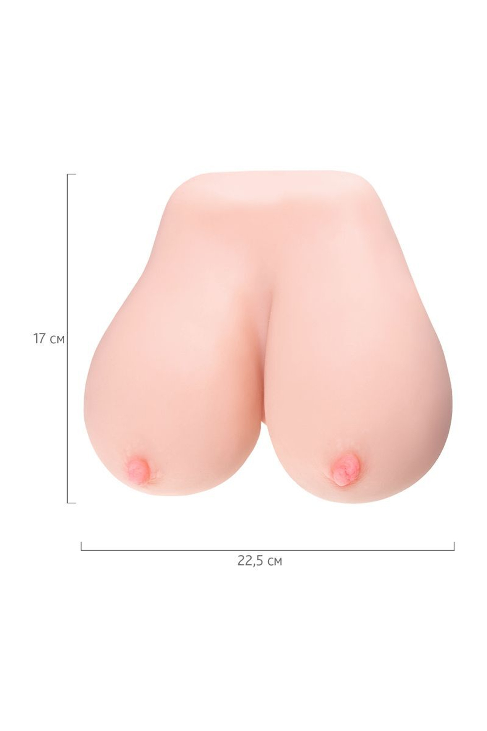 Мастурбатор Fleshy Teaser в виде груди с вагиной (Цвет: телесный)