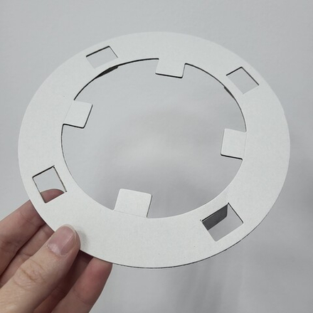 Ложемент под кулич для круглой коробки 16 см