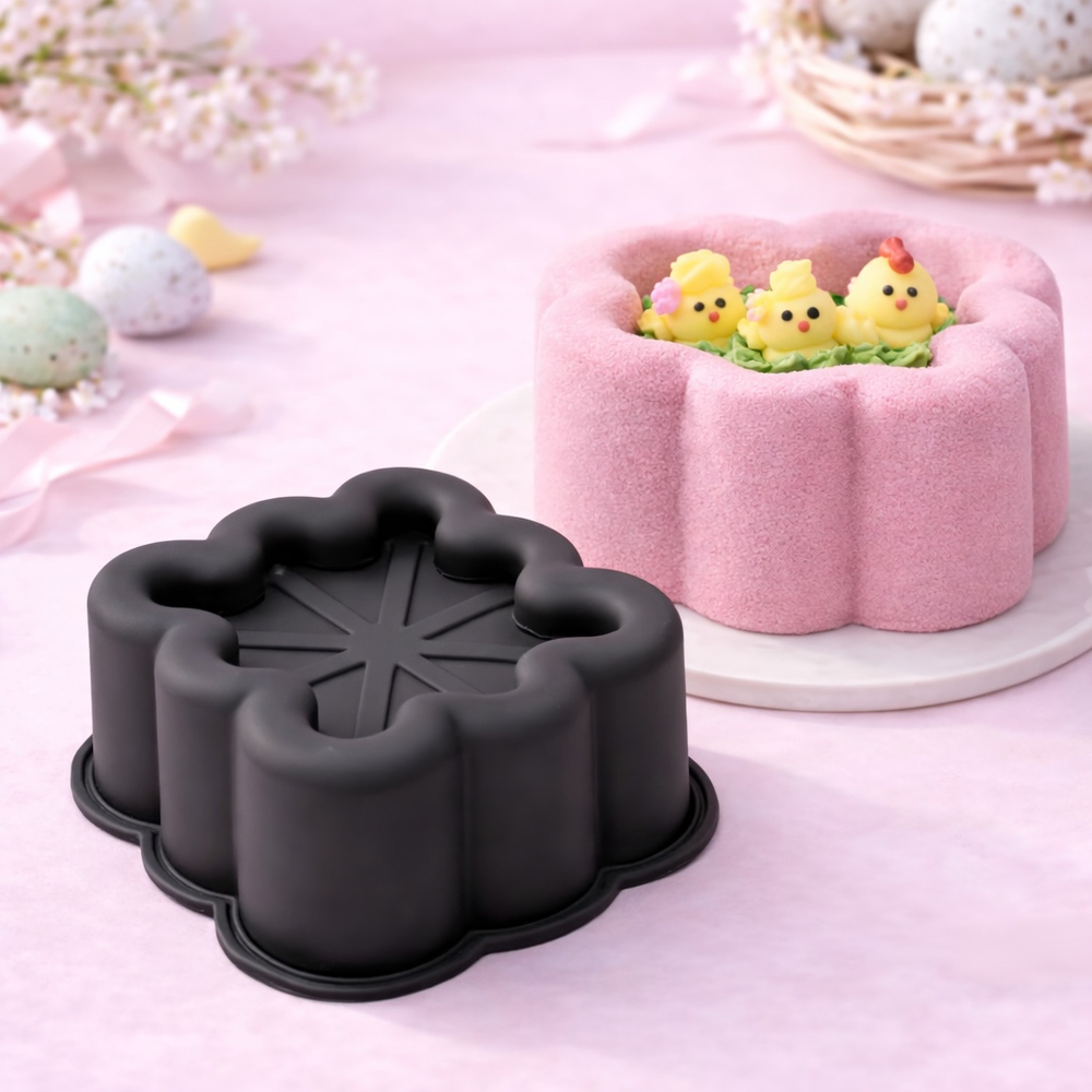 Силиконовая форма для муссовых бенто тортов «Квадратная»