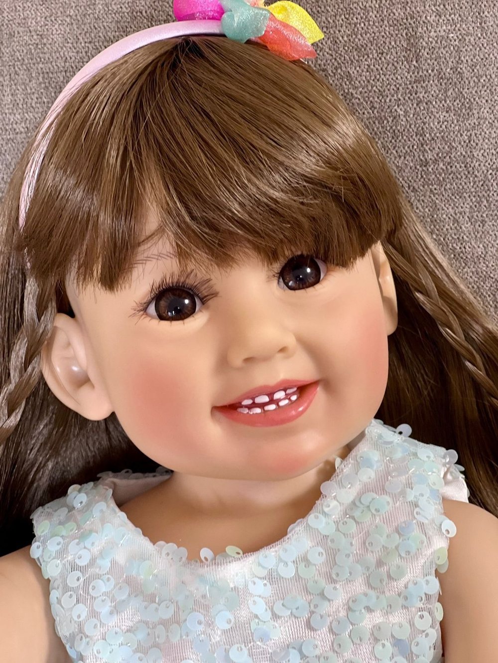 Кукла Реборн виниловая 55см в пакете (FA-041)