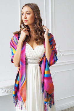 LIGVIANNI Палантин Kerchief Rainbow