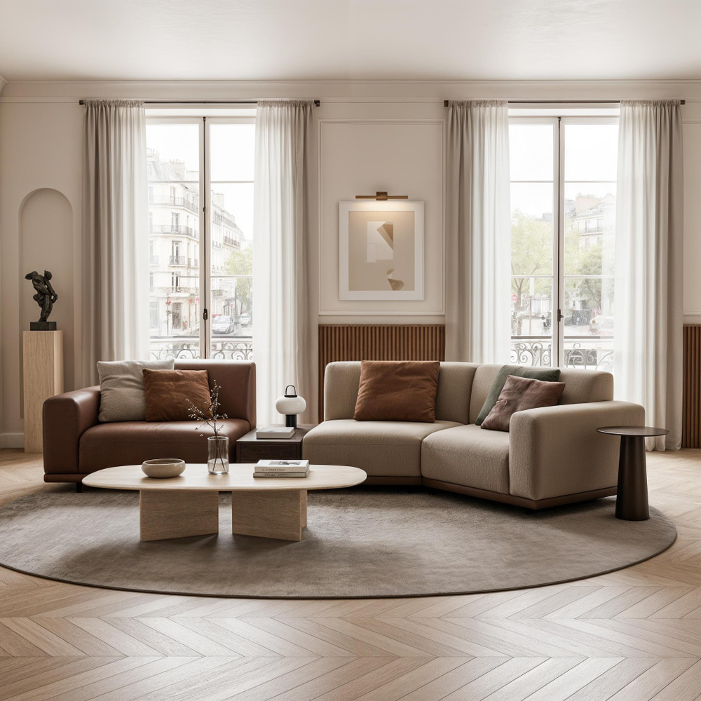 3-х местный нераскладной угловой диван KYOTO KO-15