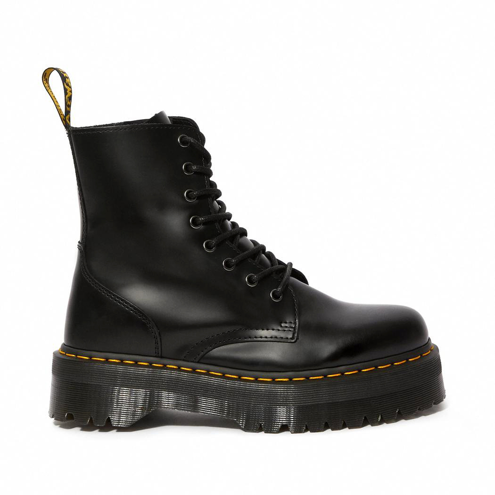 Dr.Martens Jadon Smooth Leather Platform Boot Black
