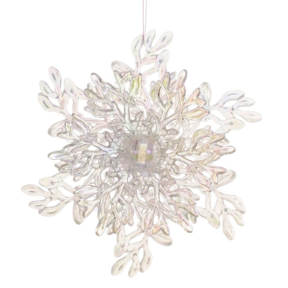 GAEM Украшение новогоднее "Снежинка", L11 W4,5 H12 см, 2в.