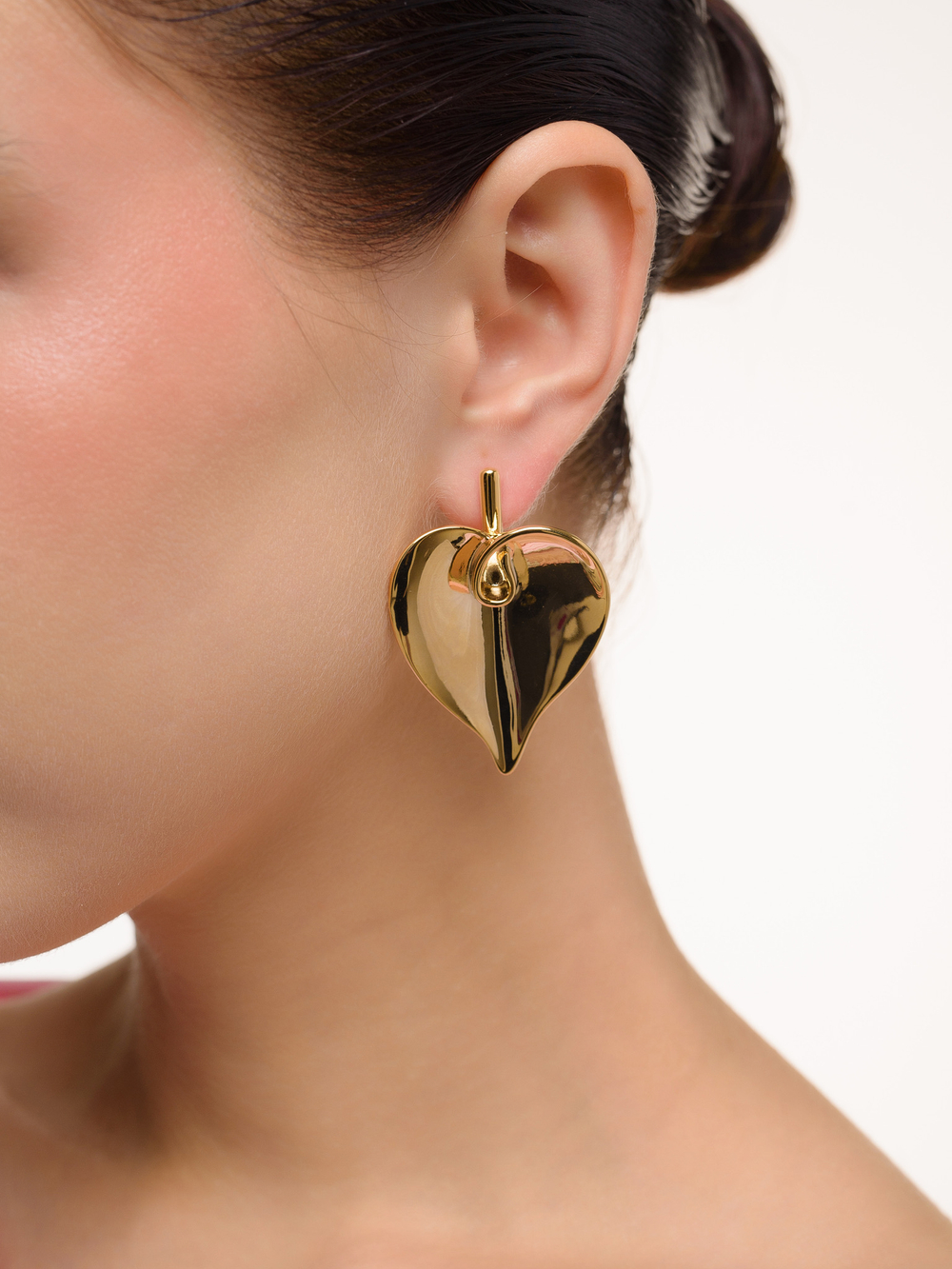 Серьги "Lily petal" Gold