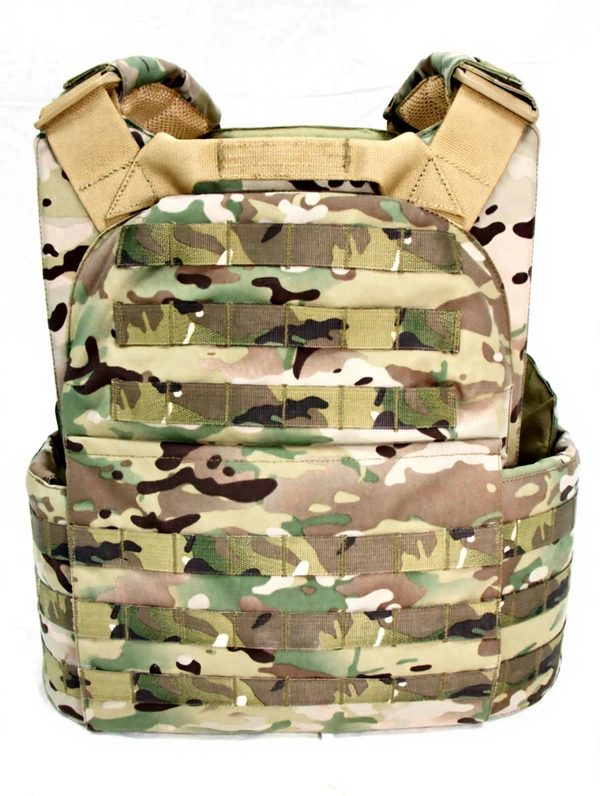 Чехол для бронежилета плитника КРЕПОСТЬ быстросброс справа MIMICRYA, Cordura 1000D, MULTICAM, L-XL