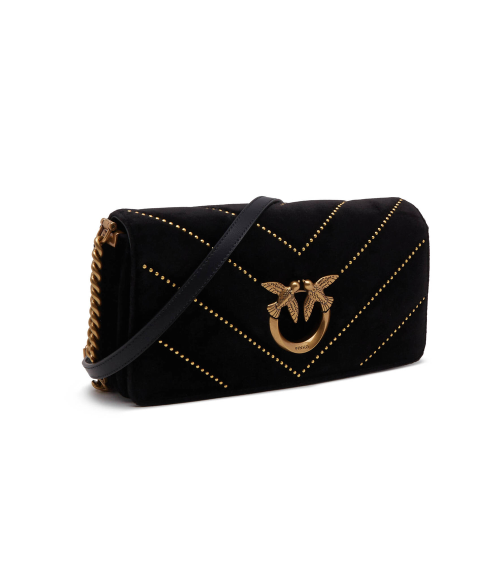 Сумка-мессенджер LOVE CLICK BAGUETTE MINI VELLU Pinko - черный(100068 A17G)