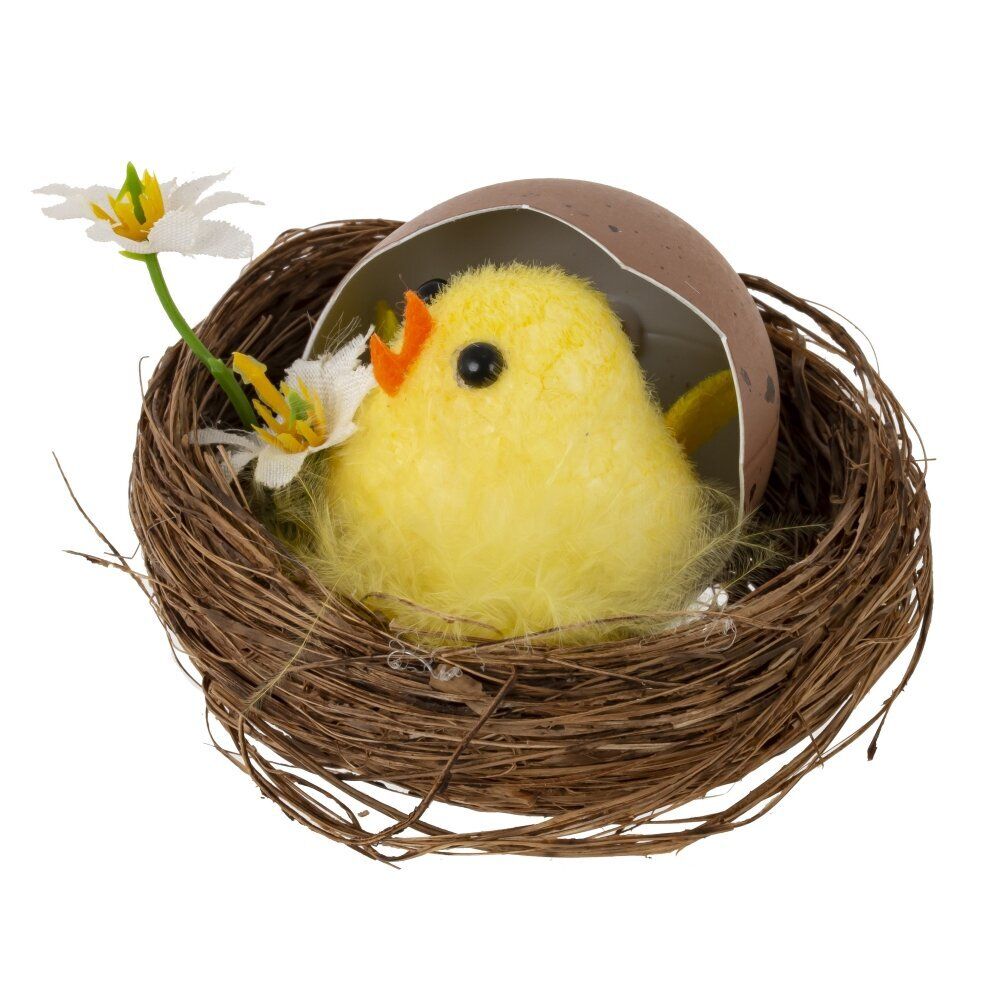 GAEM Набор из 2-х изделий декоративных "Гнездо пасхальное" (7*4,5), L15 W8 H7,5 см