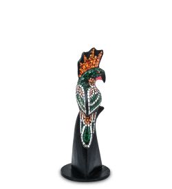 Decor and Gift 23-030-03 Н-р статуэток из трех «Какаду» дерево+стекл.мозаика (50,40,30 см)