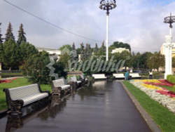 Скамейка чугунная «ВДНХ»